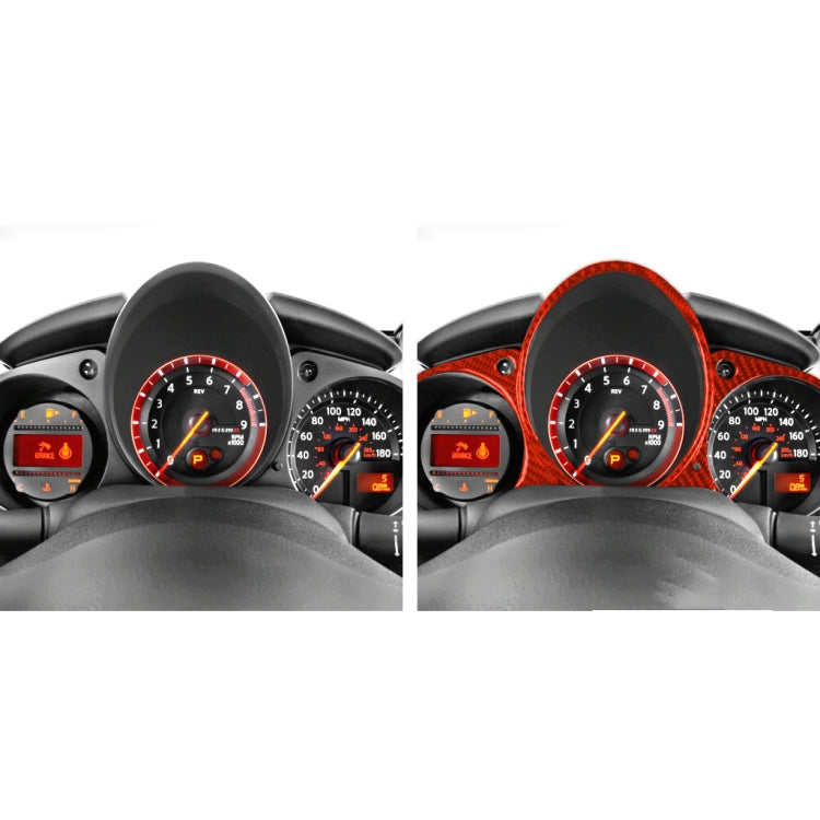 Nissan 370Z / Z34 Carbon Fibre Speed Dashboard Accent Sticker - Universal Fit for Left and Right Drive