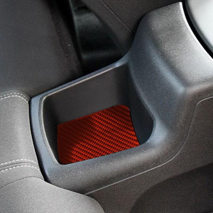 Carbon Fibre Rear Storage Box Decorative Decal for Chevrolet Camaro 2017-2019, Universal Fit for Left and Right Drive