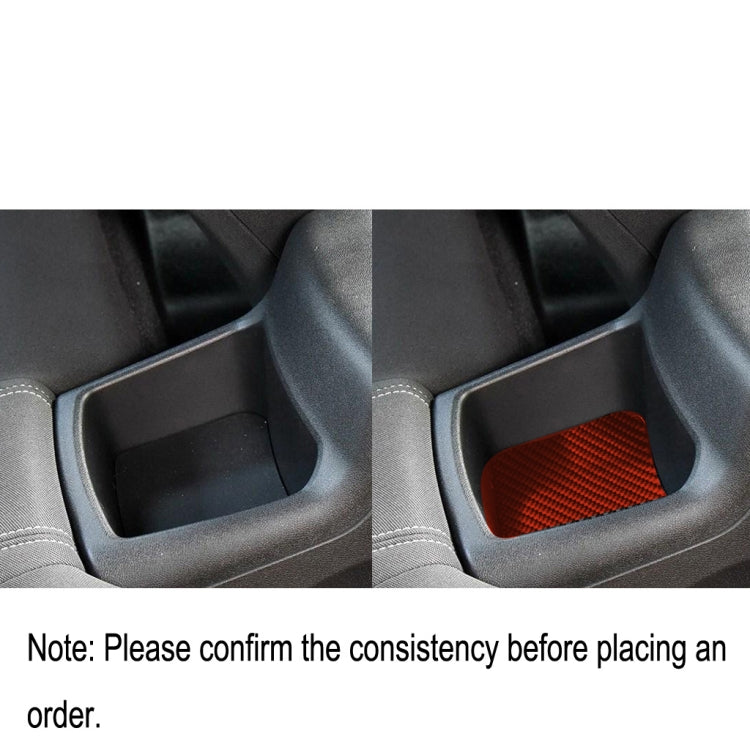 Carbon Fibre Rear Storage Box Decorative Decal for Chevrolet Camaro 2017-2019, Universal Fit for Left and Right Drive