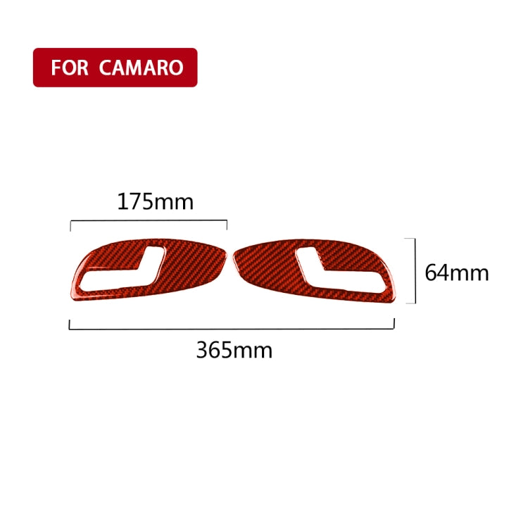 Carbon Fibre Seat Adjustment Panel Trim for Chevrolet Camaro 2017-2019 – Stylish Decor for Left and Right Drive Models