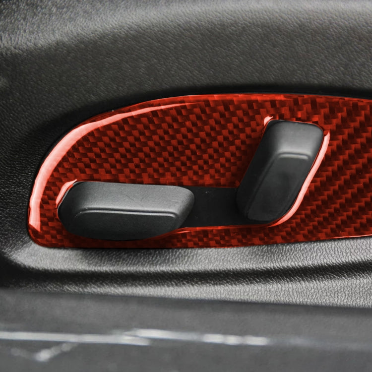Carbon Fibre Seat Adjustment Panel Trim for Chevrolet Camaro 2017-2019 – Stylish Decor for Left and Right Drive Models