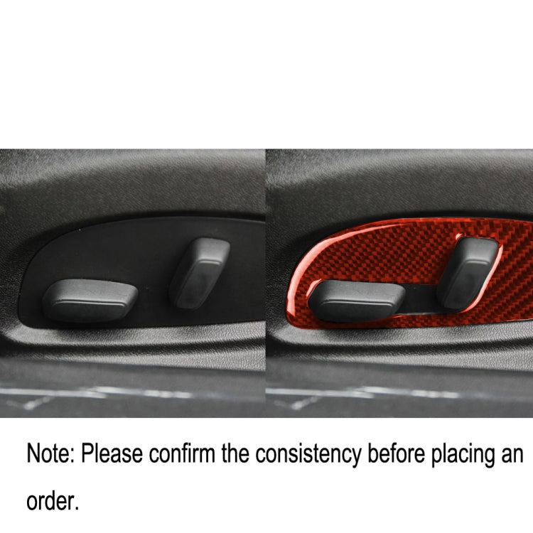 Carbon Fibre Seat Adjustment Panel Trim for Chevrolet Camaro 2017-2019 – Stylish Decor for Left and Right Drive Models