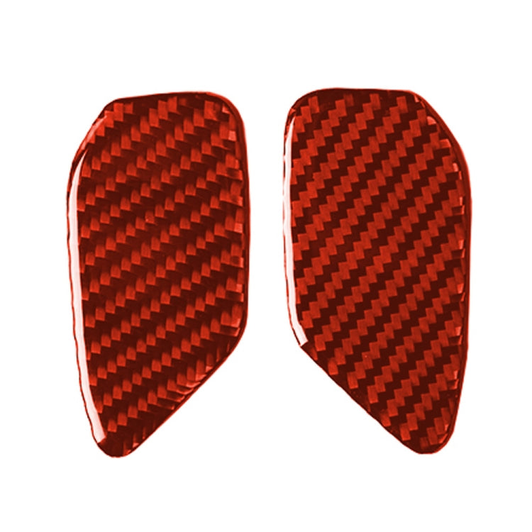 Carbon Fibre Interior Door Bowl Accent Sticker for Chevrolet Camaro 2017-2019, Universal for Left and Right Drive