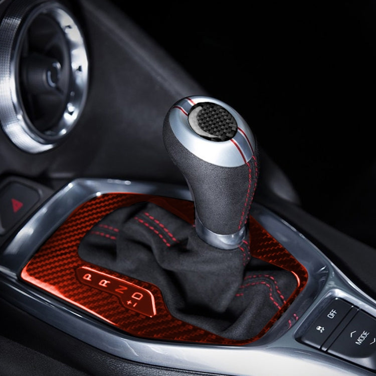 Stylish Carbon Fibre Gear Frame Trim for 2017-2019 Chevrolet Camaro, Left-Hand Drive