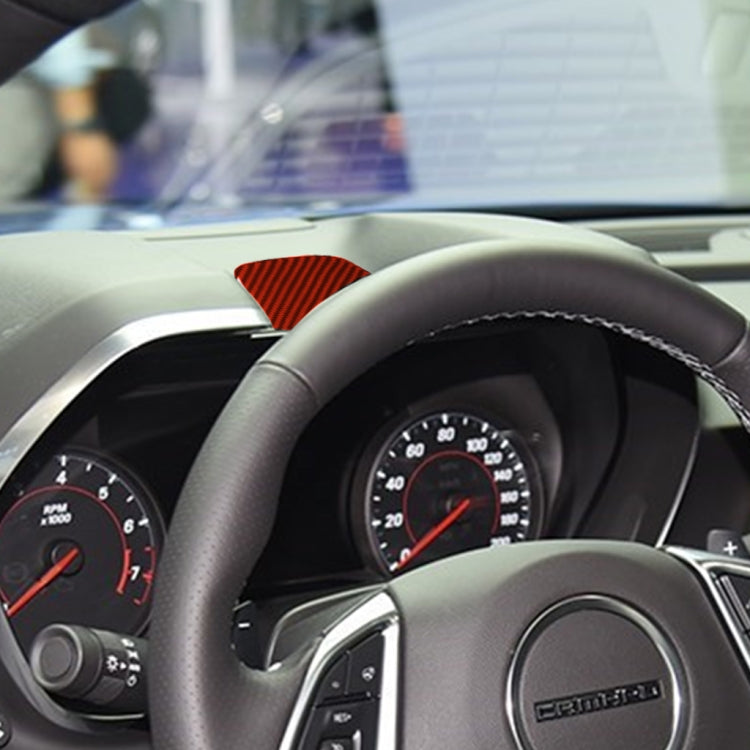 Carbon Fibre Dashboard Accent Sticker for Chevrolet Camaro 2017-2019, Universal Fit for Left and Right Drive