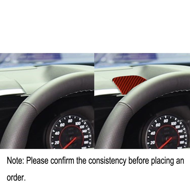 Carbon Fibre Dashboard Accent Sticker for Chevrolet Camaro 2017-2019, Universal Fit for Left and Right Drive