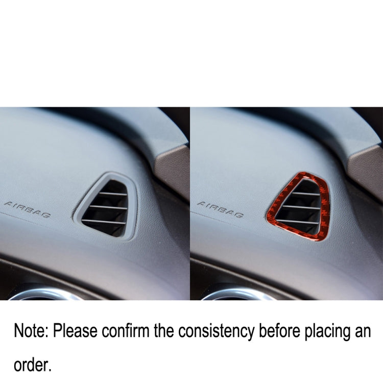 Stylish Carbon Fibre Dashboard Air Vent Stickers for Chevrolet Camaro 2017-2019, Universal Fit for Left and Right Drive