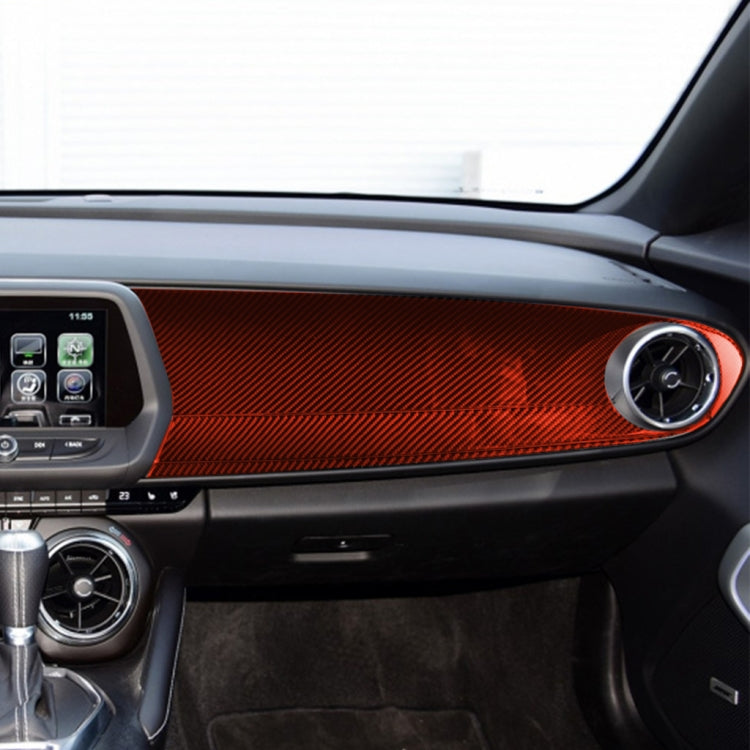 Carbon Fibre Decorative Sticker for Chevrolet Camaro 2017-2019 Front Passenger Seat Control Panel
