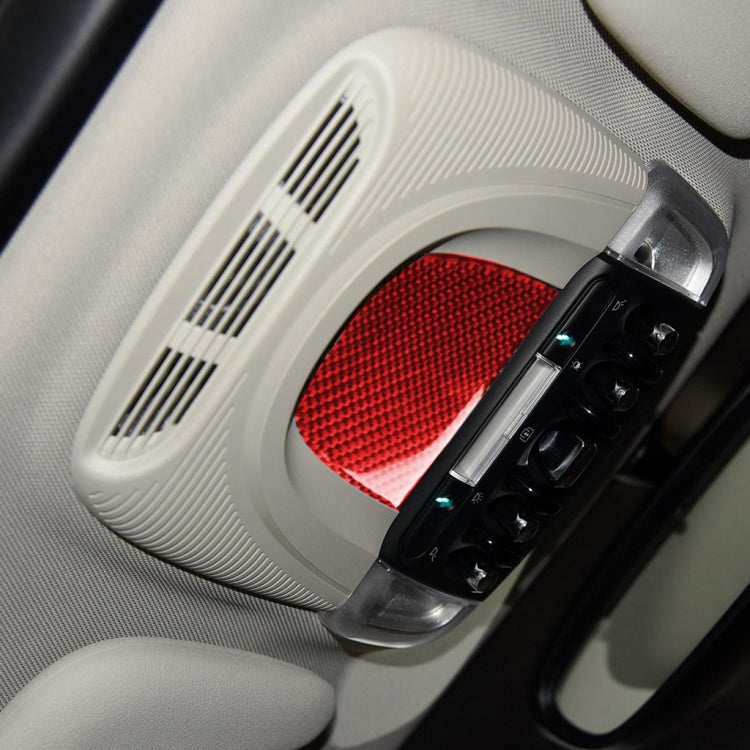 Carbon Fibre Decorative Reading Light Stickers for BMW Mini F55, F56, F60 – Universal Fit for Left and Right Drive
