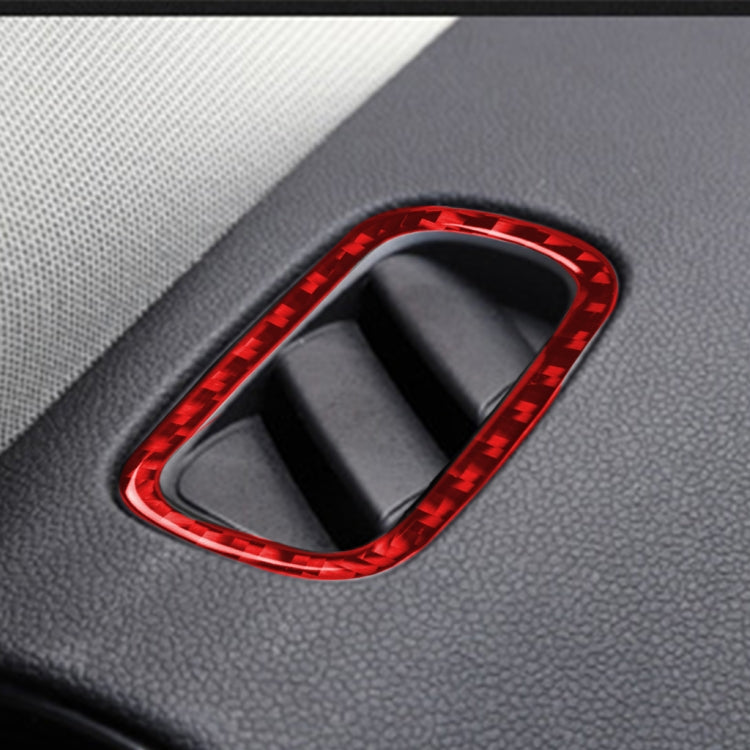 Carbon Fibre Air Vent Trim Stickers for BMW Mini F60 – Universal Fit for Left and Right Drive