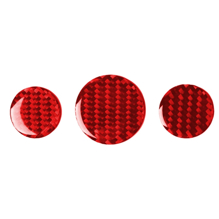 Carbon Fibre Multimedia Knob Decorative Sticker for BMW Mini F55 F56 F60 - Universal Fit for Left and Right Drive