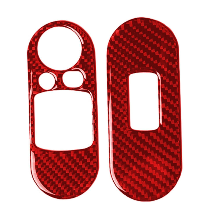 Carbon Fibre Lift Panel Trim Stickers for BMW Mini F56, Left-Hand Drive