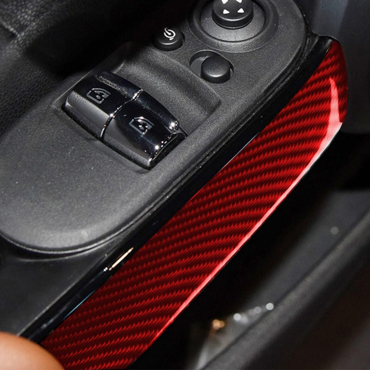 Sleek Carbon Fibre Door Handle Covers for BMW Mini F56 - Universal Fit for Left and Right Drive