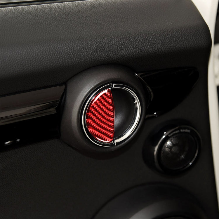 Carbon Fibre 4-in-1 Door Handle Stickers for BMW Mini Cooper Clubman & Countryman F55 F54 F60 – Universal Fit for Left & Right Drive
