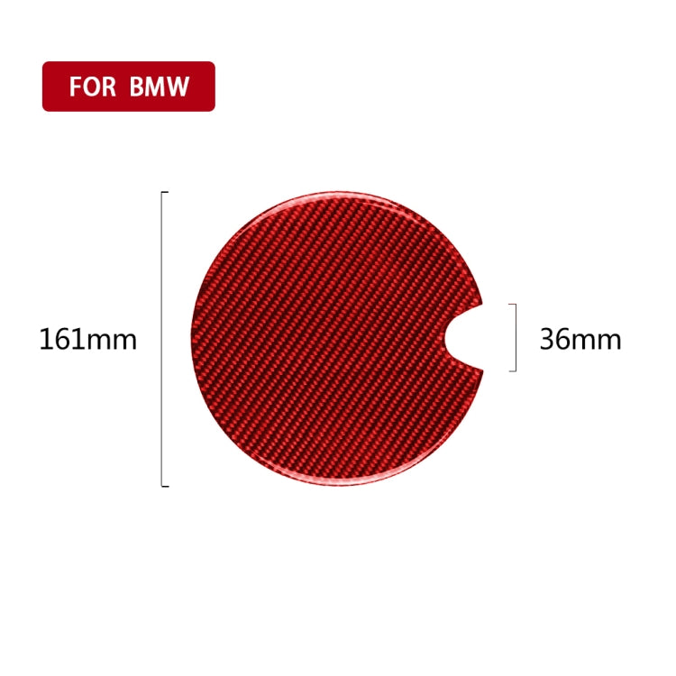 Carbon Fibre Fuel Tank Cap Decor Sticker for BMW Mini – Universal Fit for Left and Right Drive