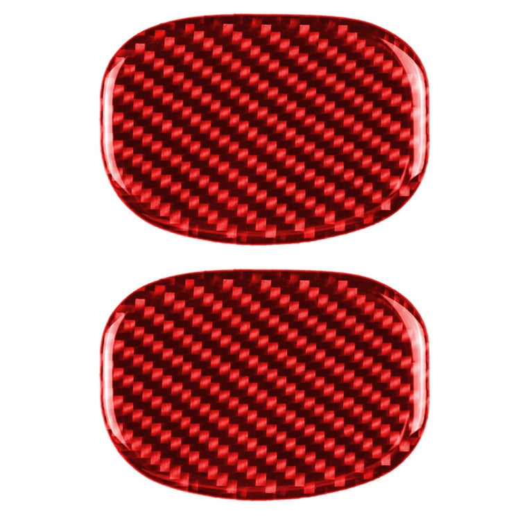 Carbon Fibre Seat Back Handle Trim Sticker for BMW Mini One Cooper F55 F56 - Left & Right Drive Universal Fit