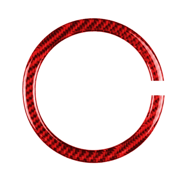 Carbon Fibre Steering Wheel Trim Decal for BMW Mini R55 R56 Countryman R60 Paceman R61 (2007-2013) - Universal Fit for Left and Right Drive