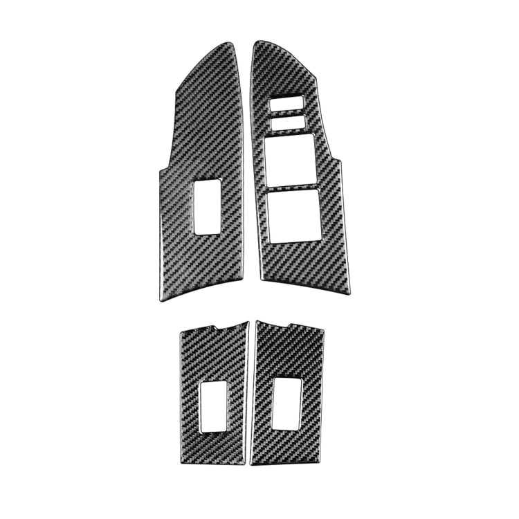 Carbon Fibre Window Lift Trim Sticker for Toyota Corolla / Levin 2014-2018, Left-Hand Drive