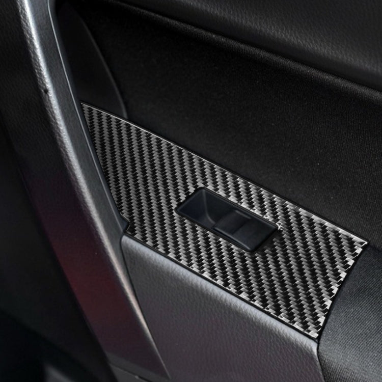 Carbon Fibre Window Lift Trim Sticker for Toyota Corolla / Levin 2014-2018, Left-Hand Drive