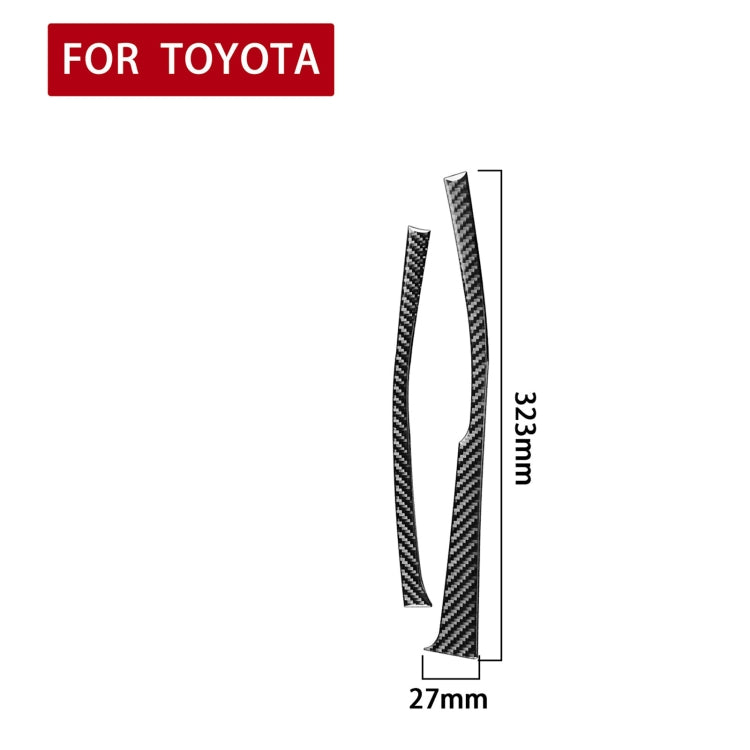 Carbon Fibre Gear Stick Side Decal for Toyota Corolla / Levin 2014-2018, Right-Hand Drive