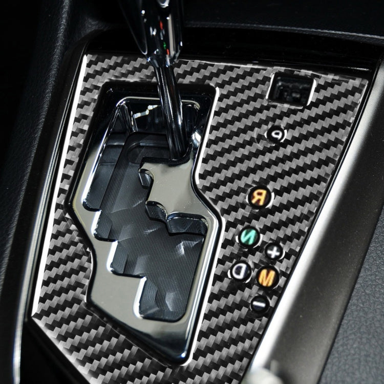 Carbon Fibre Gear Panel Decorative Sticker for Toyota Corolla / Levin 2014-2018, Right-Hand Drive