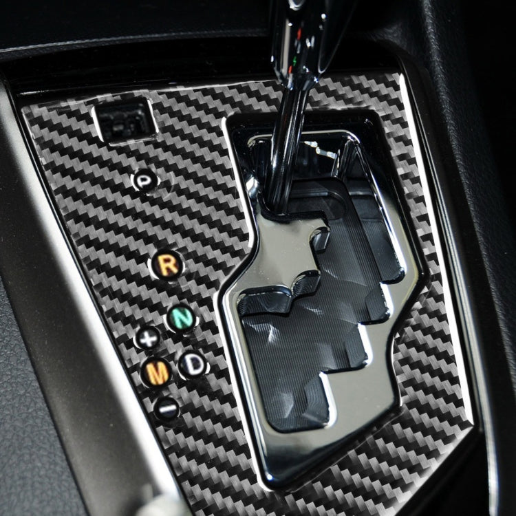 Carbon Fibre Gear Panel Decorative Sticker for Toyota Corolla / Levin 2014-2018 – Left Hand Drive