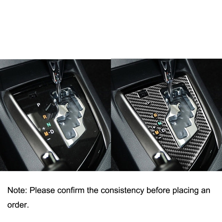 Carbon Fibre Gear Panel Decorative Sticker for Toyota Corolla / Levin 2014-2018 – Left Hand Drive
