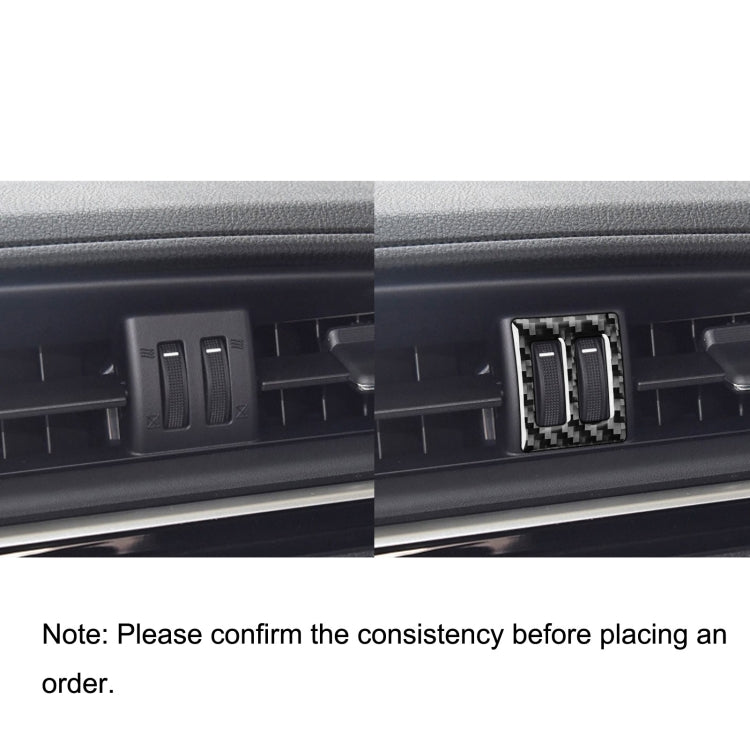 Carbon Fibre Air Vent Switch Trim for Toyota Corolla/Levin (2014-2018) – Left & Right Drive Compatibility