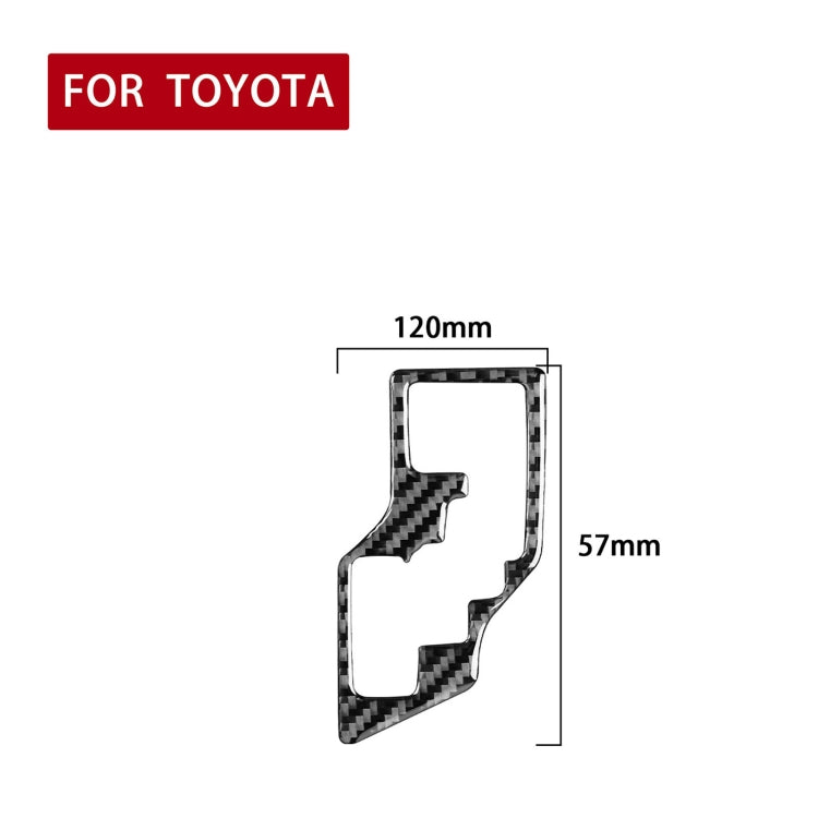 Toyota Corolla/Levin 2014-2018 Carbon Fibre Gear Stick Decorative Emblem - Left Drive