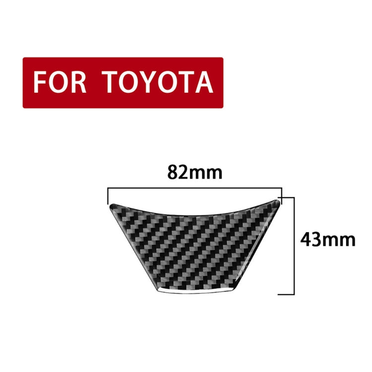 Carbon Fibre Steering Wheel Trim for Toyota Corolla / Levin 2014-2018 – Left & Right Drive Universal Decor