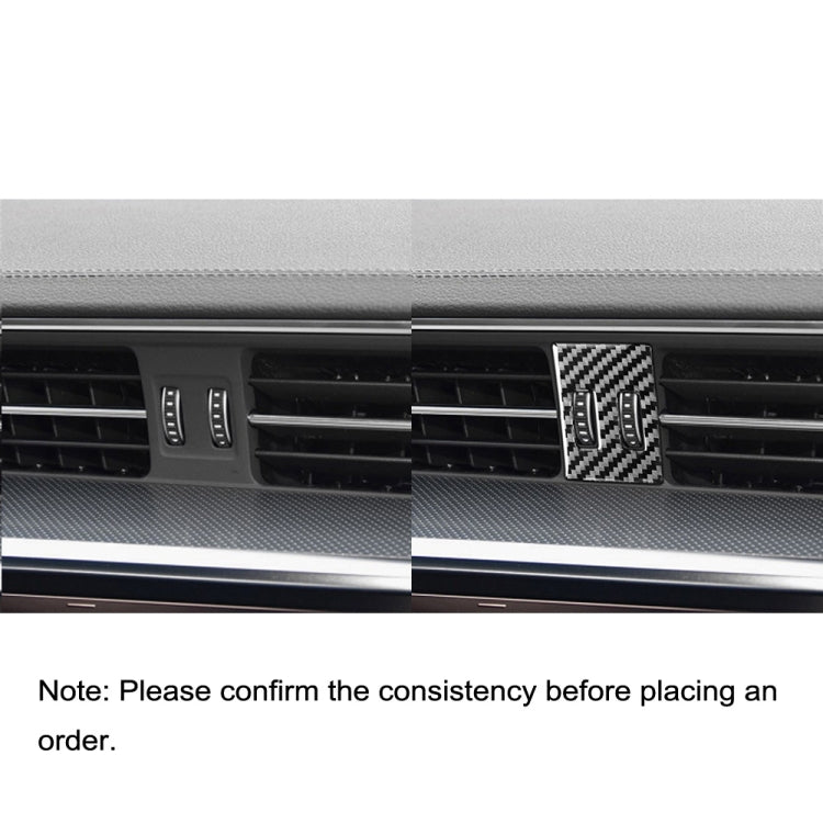 Audi A6L/A7 2019+ Carbon Fibre Air Con Knob Sticker - Right Drive Elegance