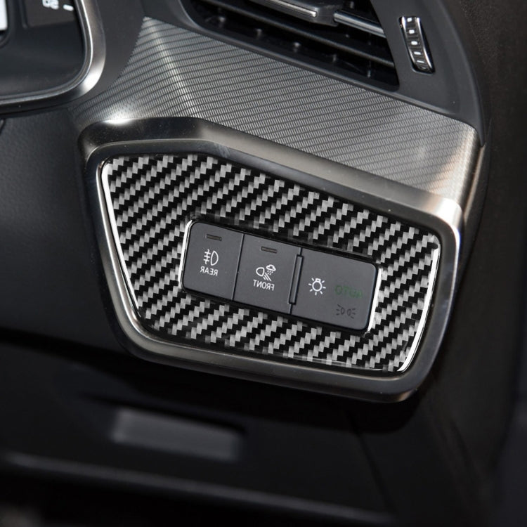 Audi A6L / A7 (2019-) Carbon Fibre Headlight Switch Trim – Right-Hand Drive Decor Upgrade