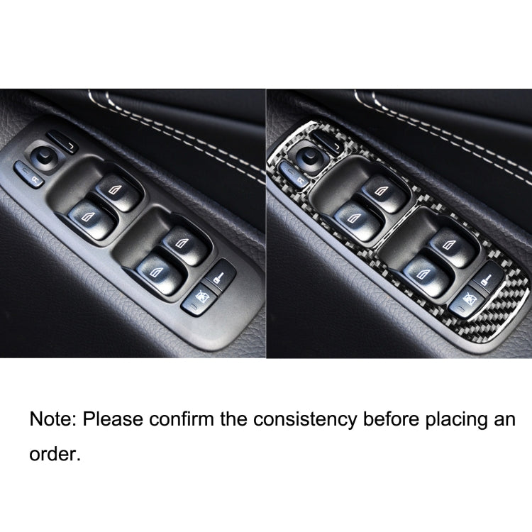 Carbon Fibre Decorative Door Trim Kit for Volvo XC90 (2003-2014) - 4 Piece Set, Right Hand Drive