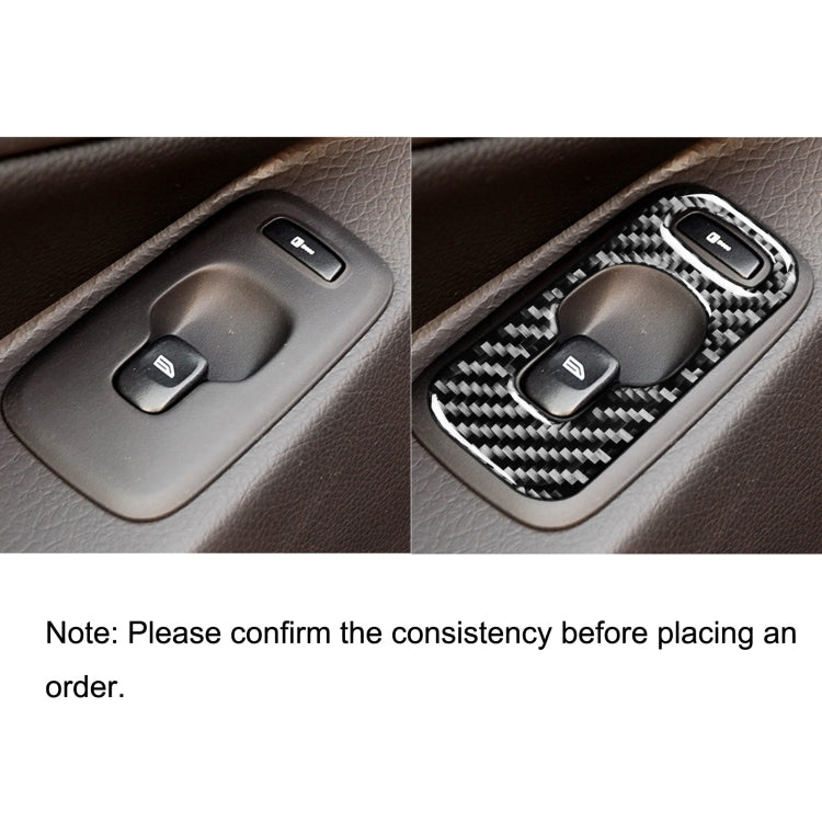 Volvo XC90 2003-2014 4-Piece Carbon Fibre Decorative Door Sticker Set for Right-Hand Drive Vehicles