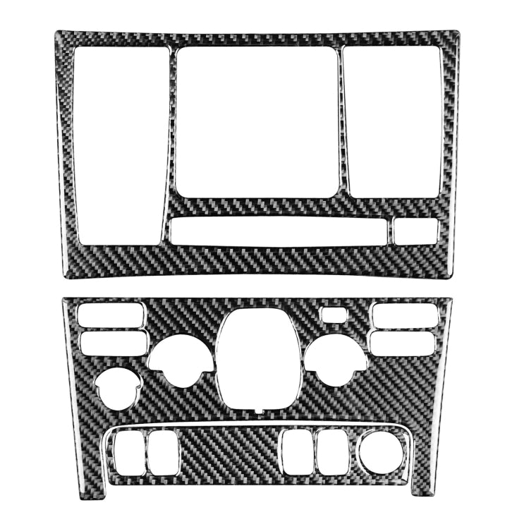 Volvo XC90 Carbon Fibre Control Panel Decorative Sticker Set (2003-2014) - Universal Fit for Left and Right Drive