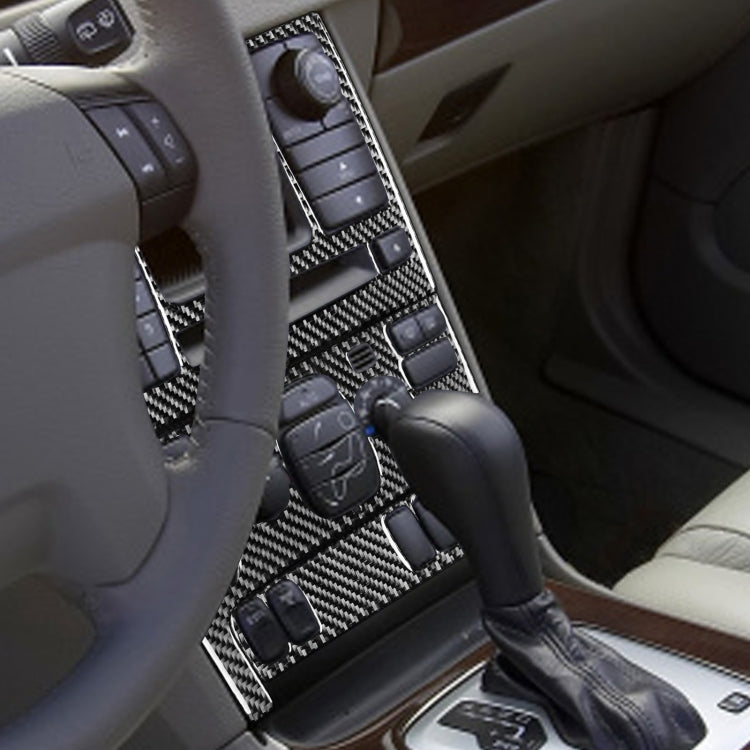 Volvo XC90 Carbon Fibre Control Panel Decorative Sticker Set (2003-2014) - Universal Fit for Left and Right Drive