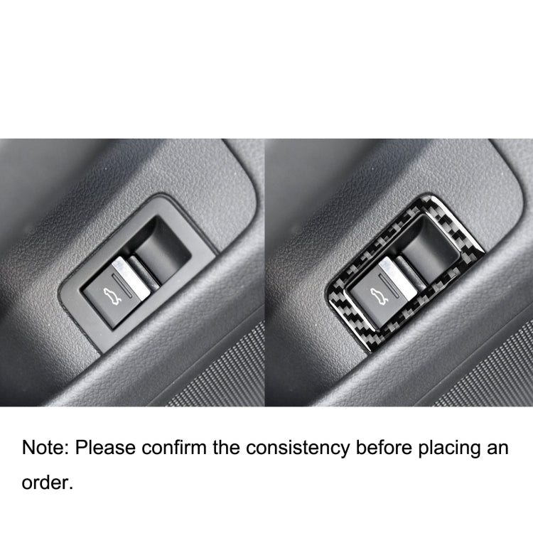 Audi A6L / A7 2019+ Carbon Fibre Boot Switch Decal - Universal Fit for Left & Right Drive