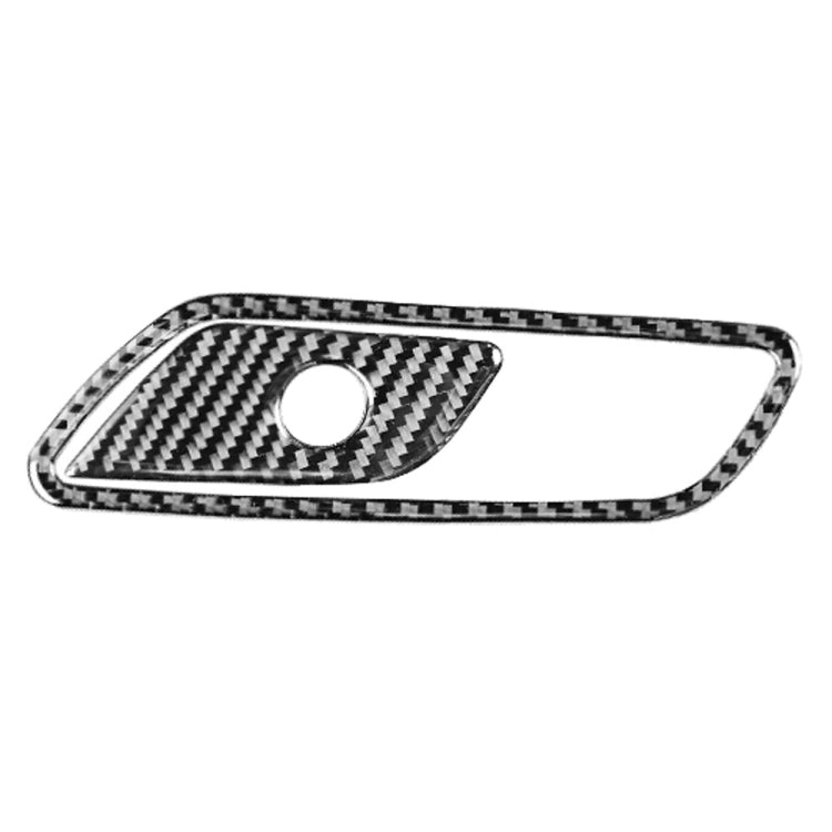Carbon Fibre Decorative Switch Cover for Audi A6L/A7 (2019-) - Front Passenger Seat Storage Box Accent