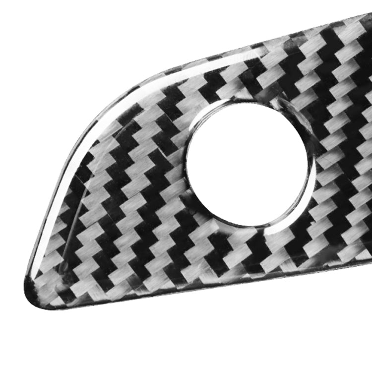 Carbon Fibre Decorative Switch Cover for Audi A6L/A7 (2019-) - Front Passenger Seat Storage Box Accent
