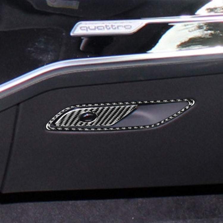 Carbon Fibre Decorative Switch Cover for Audi A6L/A7 (2019-) - Front Passenger Seat Storage Box Accent