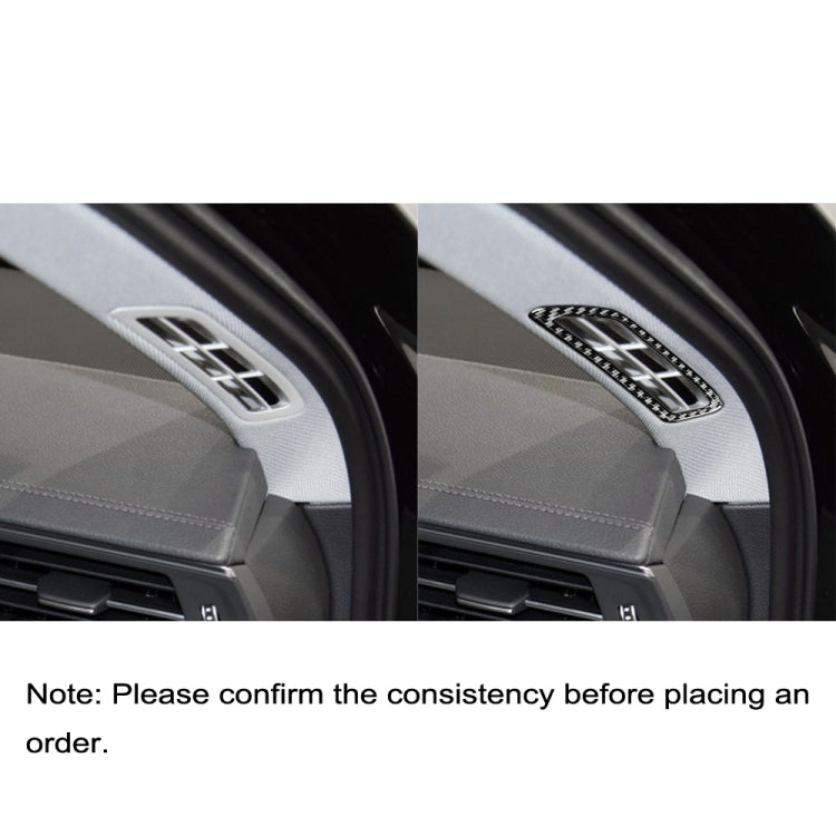Audi A6L / A7 2019+ Carbon Fibre A-Pillar Air Vent Decorative Stickers – Universal Fit for Left and Right Drive
