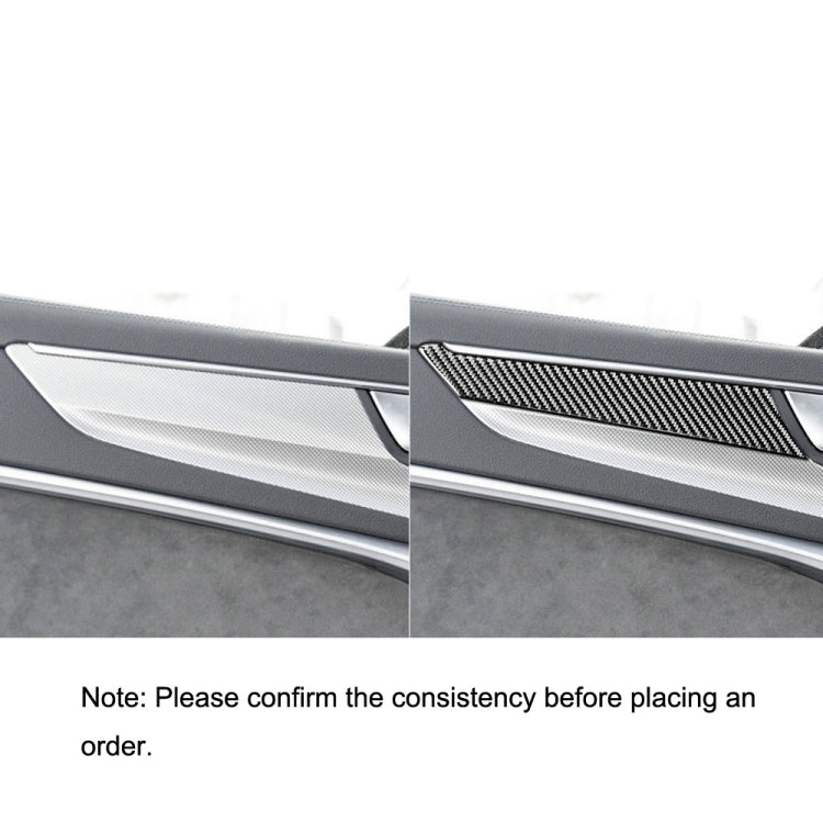 Stylish Carbon Fibre Door Panel Stickers for 2019+ Audi A6L / A7 - Left & Right Drive Adaptable