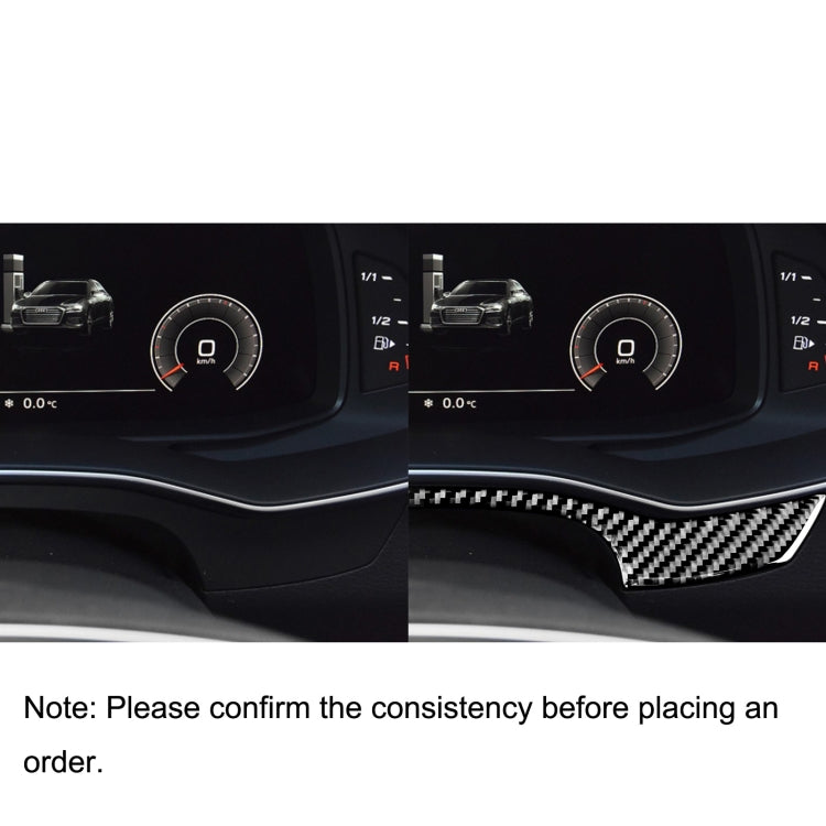 Audi A6L / A7 2019+ Carbon Fibre Dashboard Trim Sticker – Universal Fit for Left and Right Drive