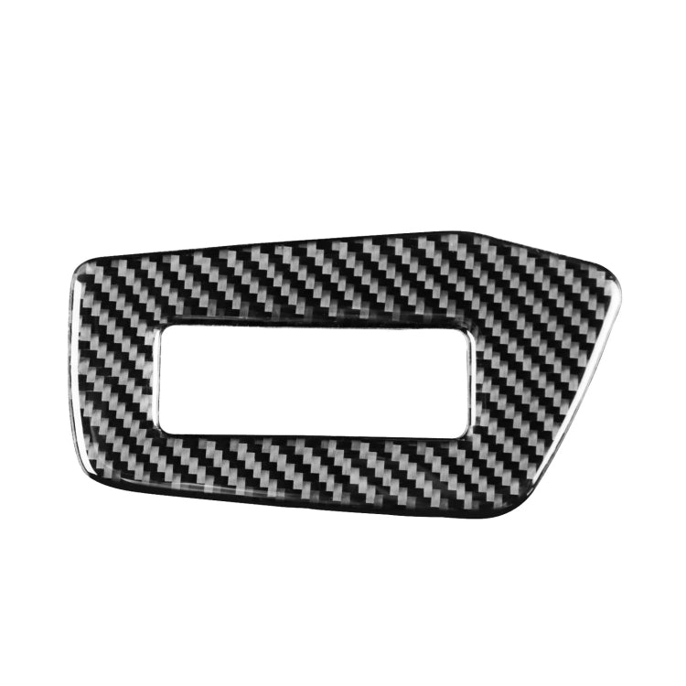 Carbon Fibre Decorative Headlight Switch Sticker for Audi A6L / A7 (2019+) - Left Hand Drive