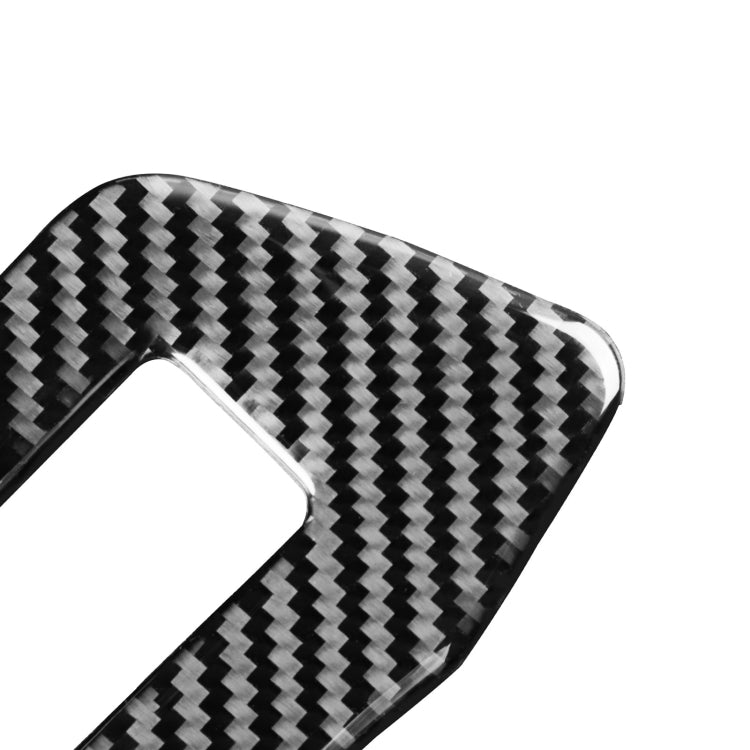 Carbon Fibre Decorative Headlight Switch Sticker for Audi A6L / A7 (2019+) - Left Hand Drive
