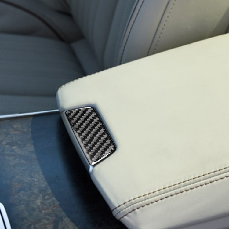 Carbon Fibre Armrest Box Decor Sticker for Audi A6L / A7 (2019 onwards) - Universal Fit for Left and Right Drive