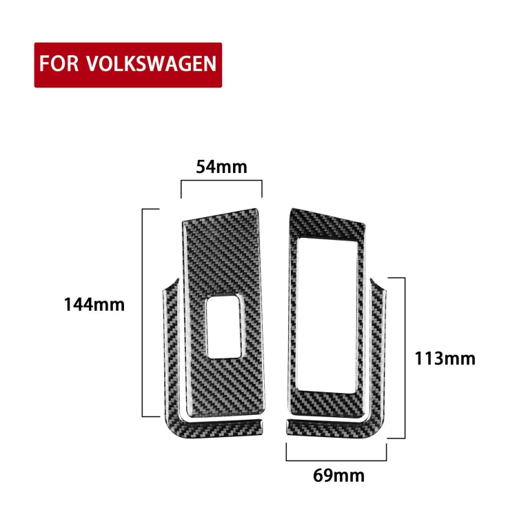 Stylish Carbon Fibre Lift Panel Decal for Volkswagen Beetle 2012-2019, Left Hand Drive