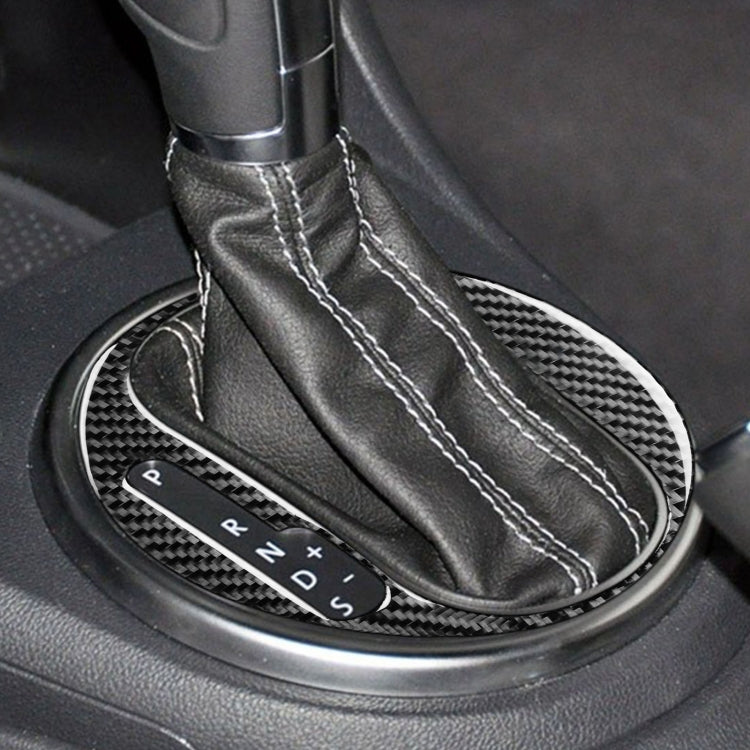 Carbon Fibre Gear Panel Trim Sticker for Volkswagen Beetle (2012-2019) - Left Drive Custom Decor