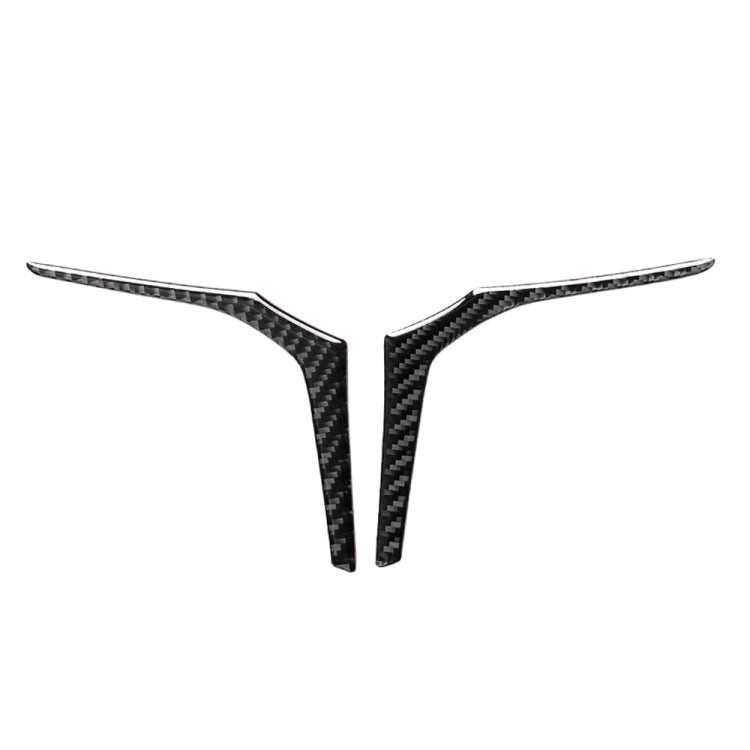 Carbon Fibre Steering Wheel Trim Sticker for BMW G01 X3 & G02 X4 (2018-2020) - Unique 2-in-1 Design for Left & Right Drive