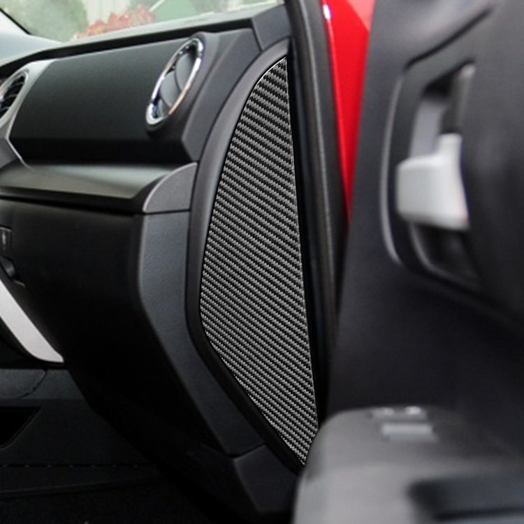 Set of 2 Carbon Fibre Car Door Anti-Collision Cushions for Toyota Tundra 2014-2018 - Stylish Protection for Left & Right Doors